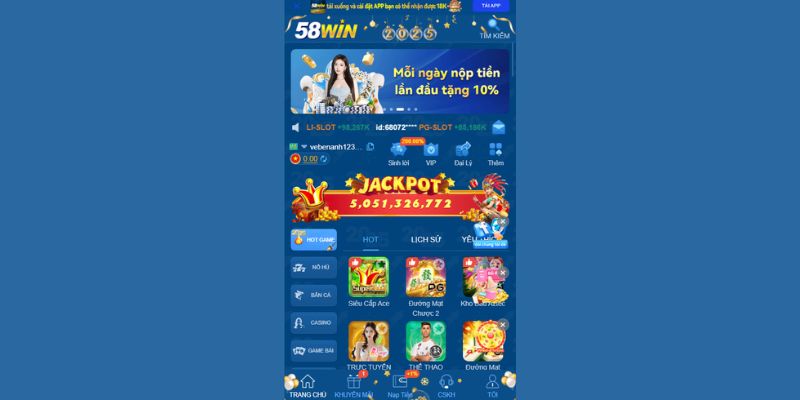 Tổng quát về chương trình đại lý 58WIN