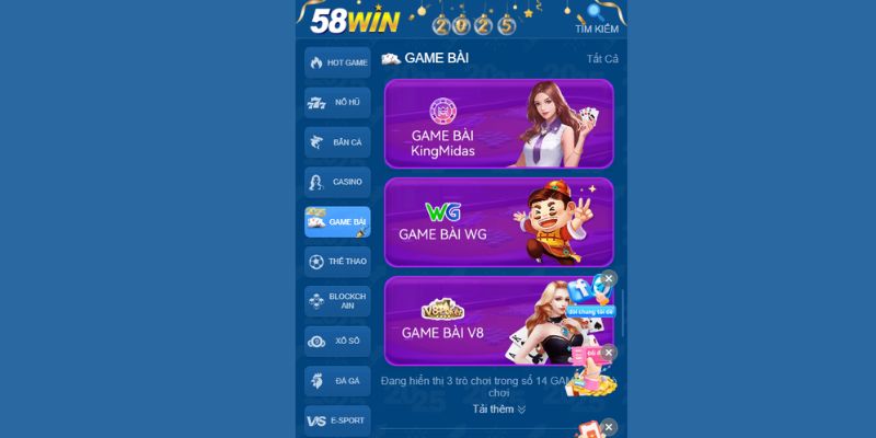 Giới thiệu tổng quan về Game Bài 58WIN